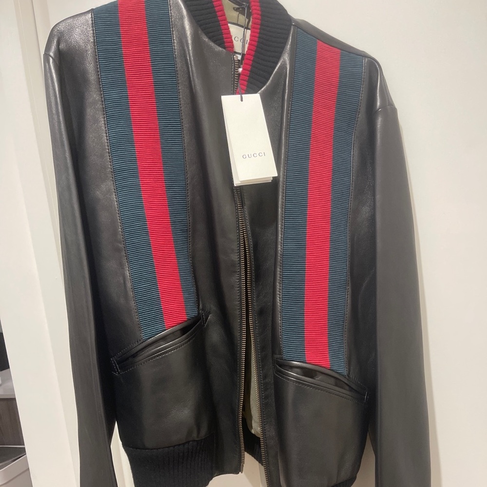 Gucci web jacket